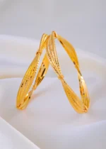Twilight Twist Bangles (Yellow Gold) BAN001940 - Image 3