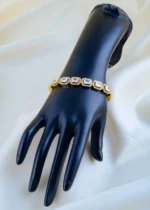 Twinkle Link Tennis Bracelet (Yellow Gold) BRA001670