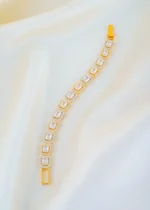 Twinkle Link Tennis Bracelet (Yellow Gold) BRA001670 - Image 3