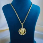 Unisex Diamond Panther Charm (Yellow Gold) NEC000887