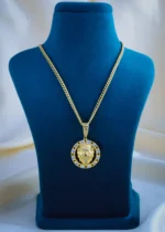 Unisex Diamond Panther Charm (Yellow Gold) NEC000887