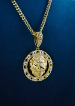 Unisex Diamond Panther Charm (Yellow Gold) NEC000887 - Image 2