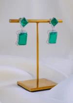 Verde Radiance Earrings (Silver) EAR001981 - Image 2