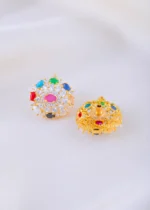 Vibrant Nine-Gem Inspired Pendant Set (Yellow Gold) PSET02381 - Image 3