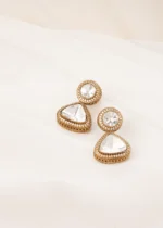 Victorian Polki Earrings (Victorian Gold) EAR000601 - Image 3