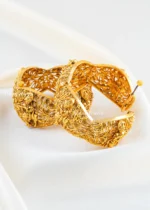 Vrindavan Jaal Bangle (Antique Gold) BAN002549 - Image 3
