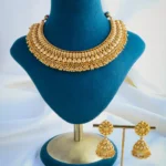 Wedding Necklace Set (Antique Gold) NEC000906
