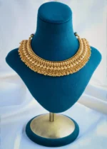 Wedding Necklace Set (Antique Gold) NEC000906 - Image 2