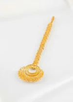 White Gold Plated Diamond Maangtika- ACC002808 - Image 4