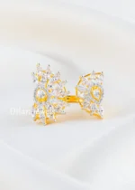 White Gold Plated Diamond Ring- RING02733
