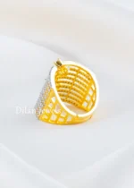 White Gold Plated Diamond Ring- RING02734 - Image 3
