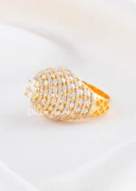White Gold Plated Diamond Ring- RING02735 - Image 2