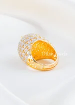 White Gold Plated Diamond Ring- RING02735 - Image 3