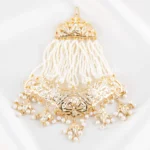 White Gold Plated Jadau Passa- ACC002822