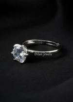 White Silver Plated Diamond Ring- RING02737 - Image 2