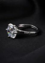White Silver Plated Diamond Ring- RING02738 - Image 2