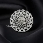 White Silver Plated Diamond Ring- RING02741