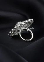 White Silver Plated Diamond Ring- RING02741 - Image 3