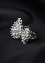 White Silver Plated Diamond Ring- RING02763 - Image 2