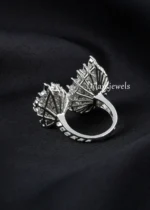 White Silver Plated Diamond Ring- RING02763 - Image 3