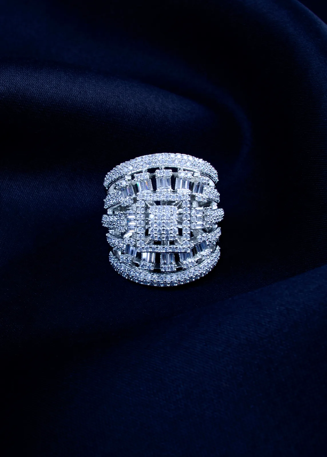 Zaira-Bloom-Ring-Silver-RING01764a Zaira Bloom Ring (Silver) RING01764 - Image 1
