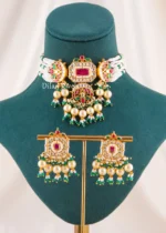 Zareen Royal Necklace Set (Yellow Gold) NEC002713