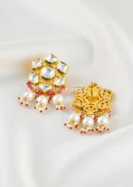 Zarmeen Festive Necklace Set (Yellow Gold) NEC002683 - Image 3