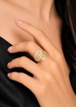 Zenith Bloom Designer Ring (Yellow Gold) RING02692 - Image 4