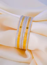 Ziva Gold Bangles (Yellow Gold) BAN001838