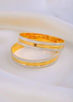 Ziva Gold Bangles (Yellow Gold) BAN001838 - Image 3