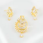 Zivara Sparkle Pendant Set (Yellow Gold) PSET02659
