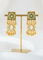 Zoya Floral Royal Necklace Set (Yellow Gold) NEC002716 - Image 3